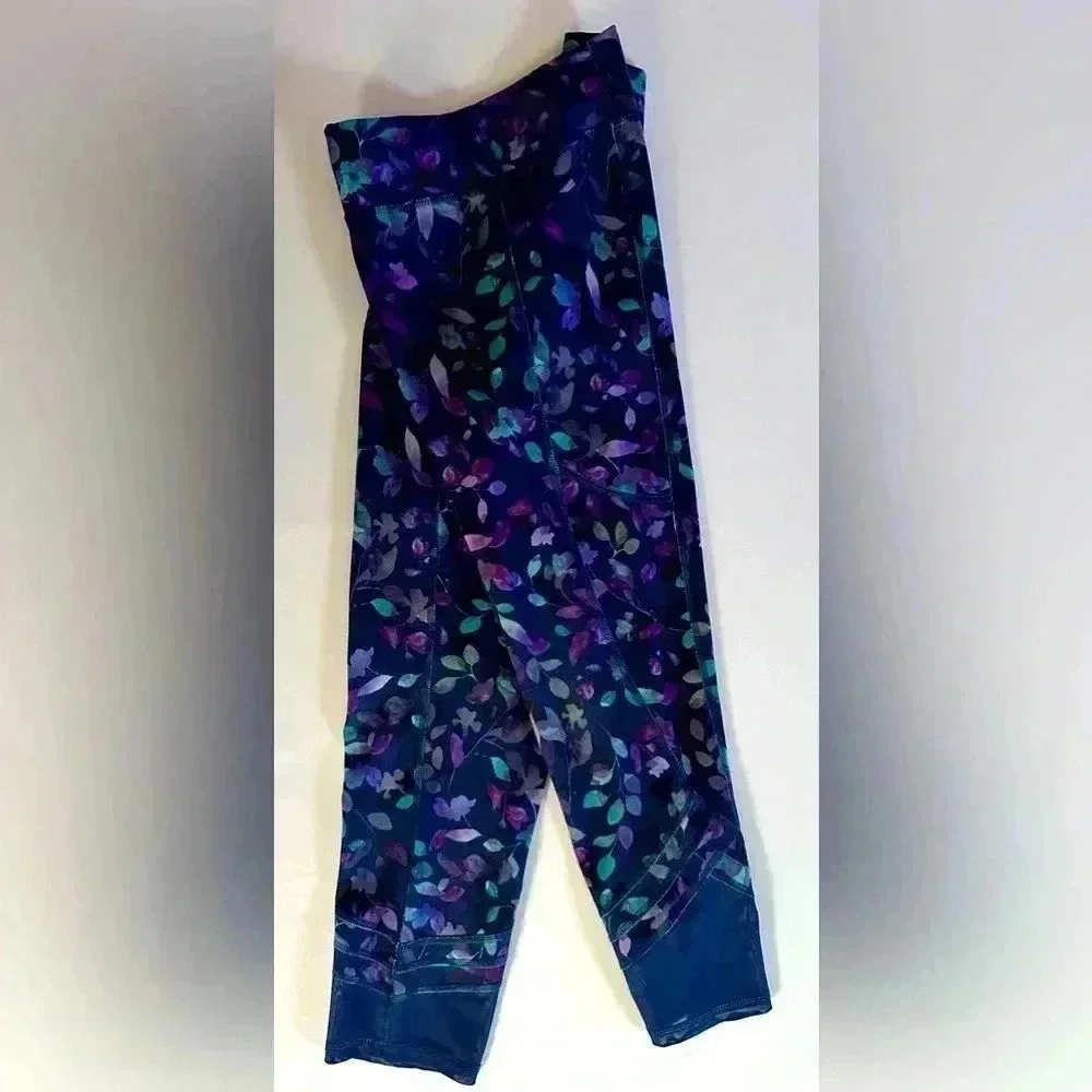all in motion Girl's Activewear Flower Print Leggings (614) - Picture 5 of 9